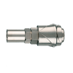 Acoplador Rápido Universal Dual Pin Com Tubo Para Mangueira De Borracha UR/6 B ø 10 x 19 mm ANi