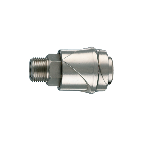 ANi Dual Pin Universal Quick Coupler With Sleeve For Rubber Hose UR/7 B 3/8 M