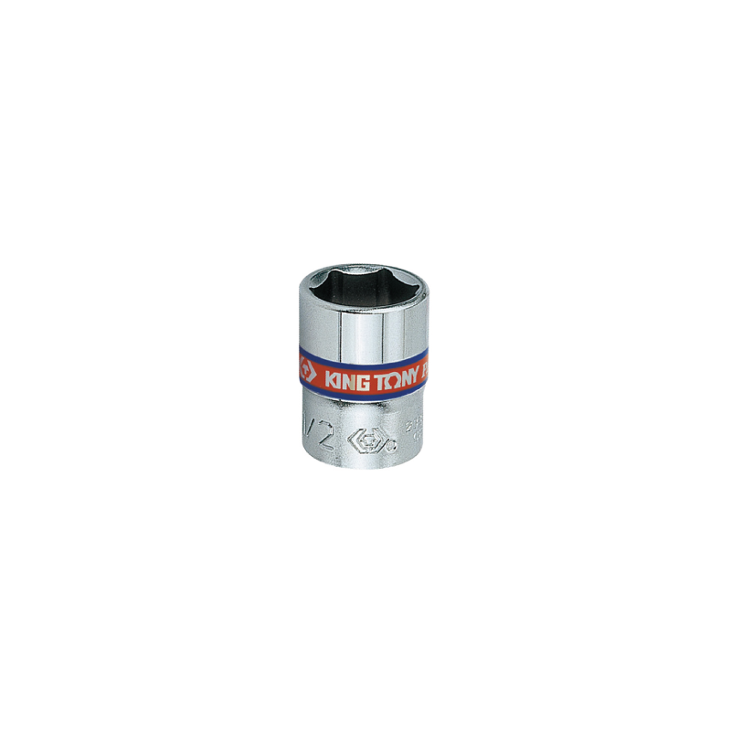 KING TONY 1/4'DR. 6PT Inch Standard Socket 1/2