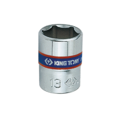 KING TONY 1/4' 3.2mm 6 Points Standard Metric Socket