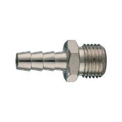 Conector De Mangueira Macho De Borracha Rosada Com Coluna 10/E 3/8 M ø 12 mm ANi