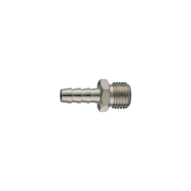 Conector De Mangueira Macho De Borracha Rosada Com Coluna 10/E 3/8 M ø 12 mm ANi
