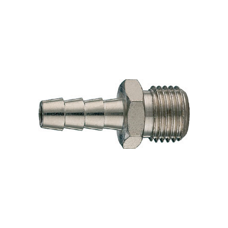 Conector De Mangueira Macho De Borracha Rosada Com Coluna 10/E 3/8 M ø 12 mm ANi