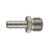 Conector De Mangueira Macho De Borracha Rosada Com Coluna 10/E 3/8 M ø 12 mm ANi