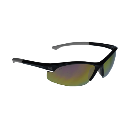 BLACK+DECKER Safety Glasses Half Frame Mirror Lens
