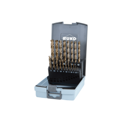 RUKO Set Of 19 Spiral Bits DIN 338 Tipo VA, HSSE-Co RUKO