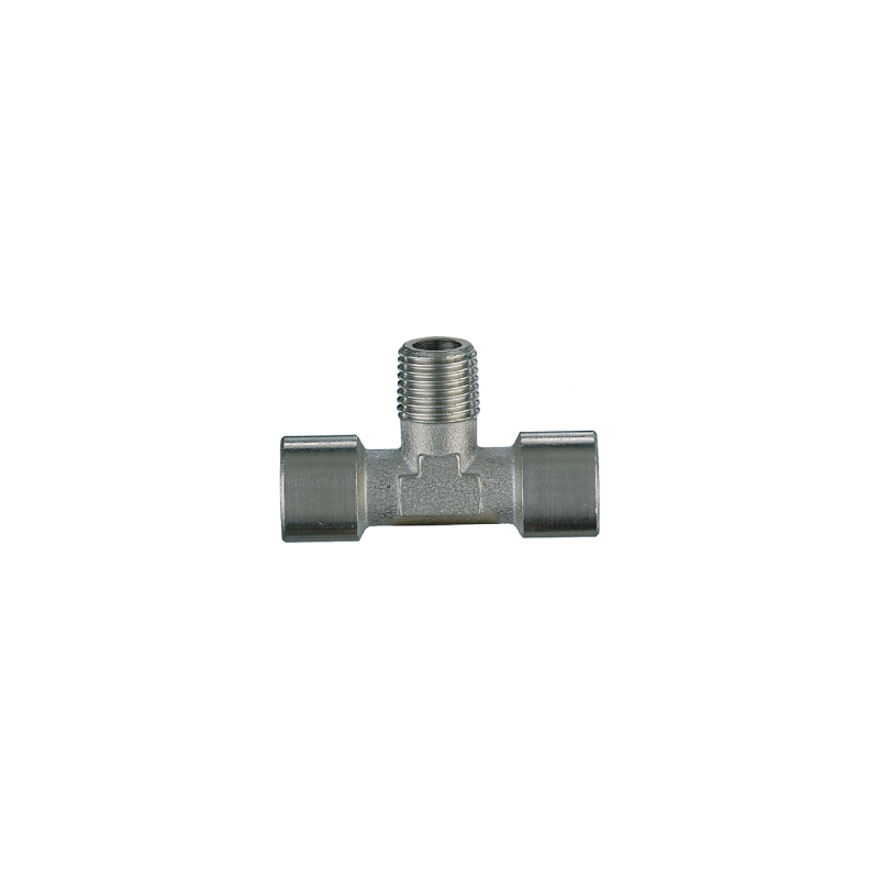 Acoplador Em T Roscado (F-F-F) 1/4 M 1/4 F ANi