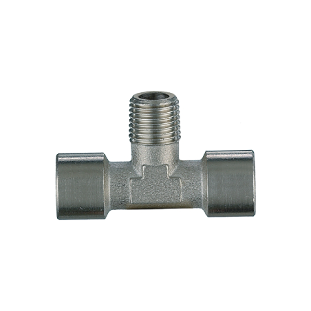Acoplador Em T Roscado (F-F-F) 1/4 M 1/4 F ANi