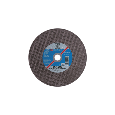 Discos de Corte Alto Rendimento SG-Elastic, 80 m/s, Plano T (Forma 41) PFERD 80 T 350-3,0 a 30 L SG-Chop-HD-Inox/25,4