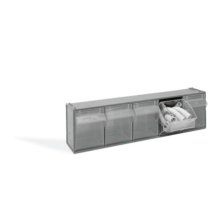 SISTEMA CASSETES 600X164X135 CINZA
