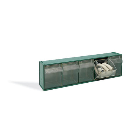 SISTEMA CASSETES 600X164X135 VERDE