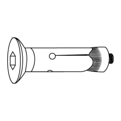 BUCHA CH PARAFUSO C/E A2 M6X45