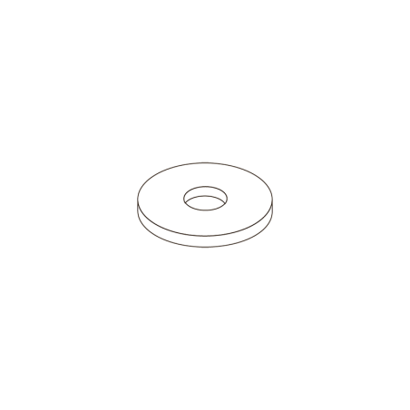 CHEMITOOL FASTENERS Flat Washer DIN 9021A M8 140HV White Zinc plated