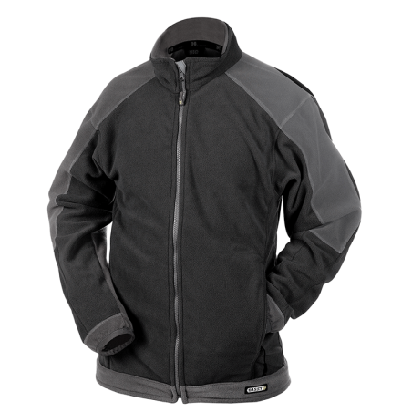 Casaco Polar Bicolor Kazan XL +/- 260 g/m² Preto/Cinzento DASSY