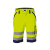 Calções de Trabalho Refletores Lucca n.º 62 +/- 290 g/m² Fluo Amarelo/Azul Marinho DASSY