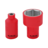 KING TONY 3/8'DR. VDE Insulated 6PT Metric Standard Socket 21mm