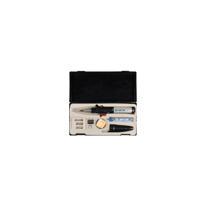Kit de Hierro para Soldar con Gas de 8 Piezas KING TONY Kit de Hierro para Soldar con Gas de 8 Piezas KING TONY