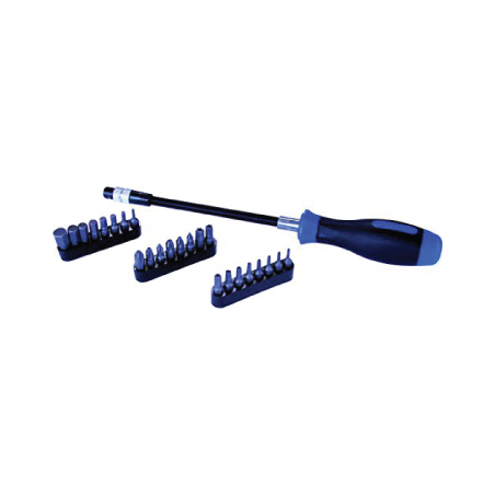 Juego Flexible de Portapuntas de Destornillador, Juego de 25 Piezas KING TONY
