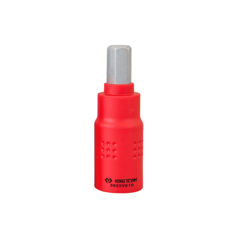 VDE KING TONY Llaves de Vaso de 3/8' con Punta Hexagonal Aislada 4mm VDE KING TONY Llaves de Vaso de 3/8' con Punta Hexagonal Aislada 4mm