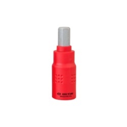 VDE KING TONY Llaves de Vaso de 3/8' con Punta Hexagonal Aislada 6mm