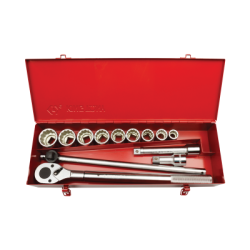 KING TONY 3/4' Socket Set with Accessories - 13 (un.)