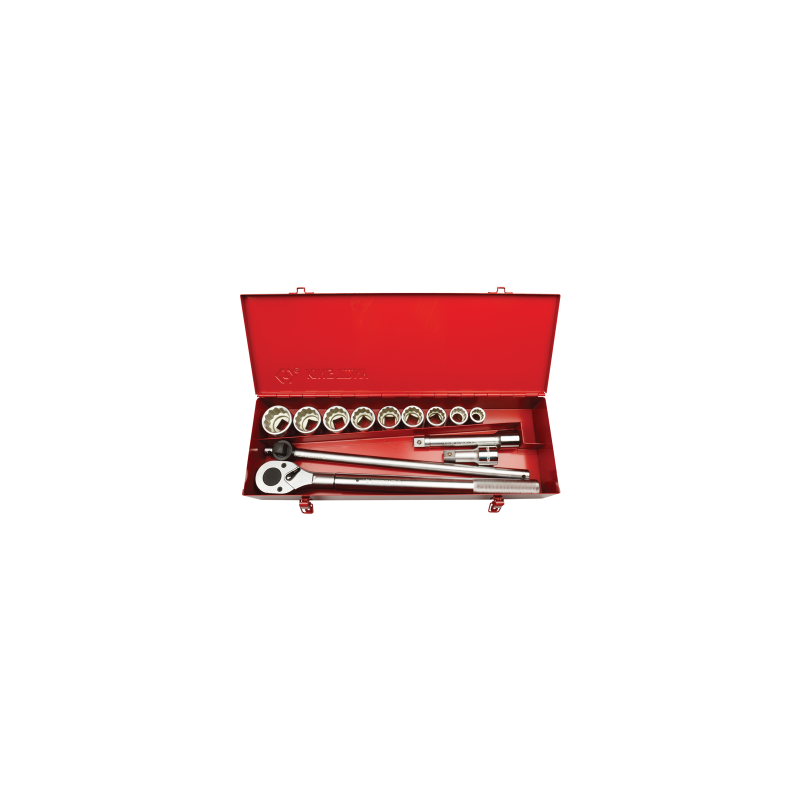 KING TONY 3/4' Socket Set with Accessories - 13 (un.) KING TONY 3/4' Socket Set with Accessories - 13 (un.)