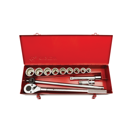 KING TONY 3/4' Socket Set with Accessories - 13 (un.)