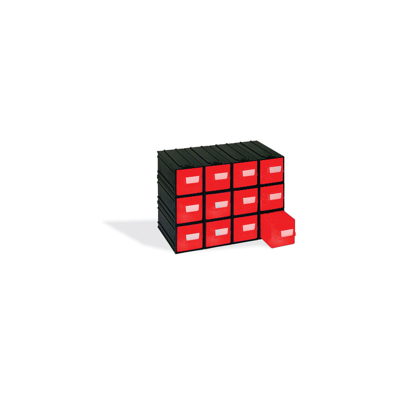 CAIXA 12 GAVETAS VERMELHO CAIXA 12 GAVETAS VERMELHO