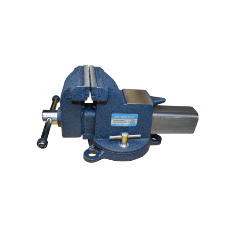 KING TONY 10' 250 mm 360° Cast Steel Bench Vise and Display Rack
