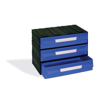 CAIXA 3 GAVETAS AZUL