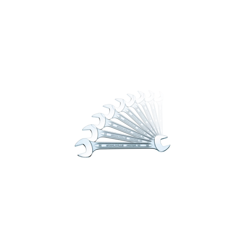 STAHLWILLE Set Double Open Ended Spanners, Packed in Carton 10/9