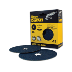 25 Discos De Lixa Extreme 125mm DeWalt G40