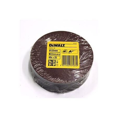 25 Discos De Lija Extreme 125mm DeWalt G60