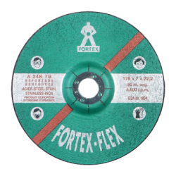 FORTEX Stainless Steel Grinding Cutting Disc 125 x 7 x 22 mm