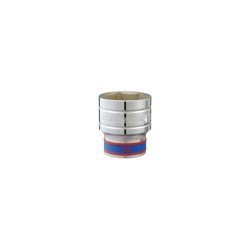 KING TONY 1/2' 25mm 6 Points Standard Metric Socket