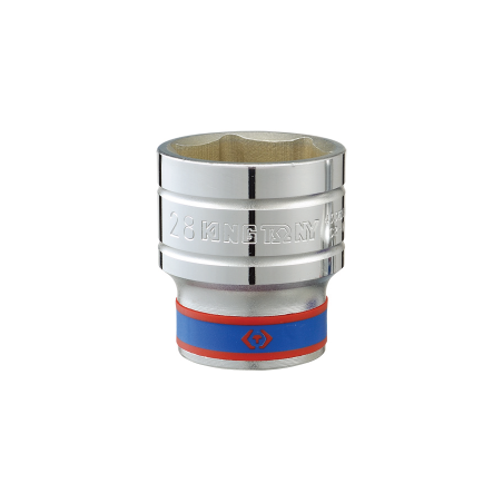 KING TONY 1/2' 34mm 6 Points Standard Metric Socket