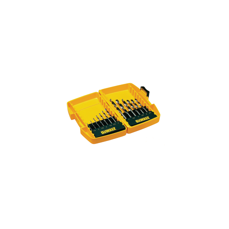 Tough Case pequena em blister com 13 brocas para metal Extreme 2, Ø 1 - 7 mm DeWalt