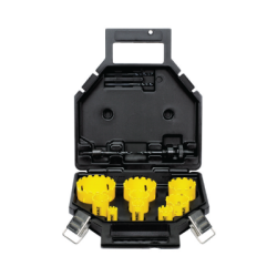 Juego de Fontanero con Caja de Plástico Bimetálica DeWALT