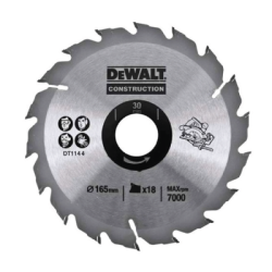 DeWALT Portable Circular Saw Blade S30 165X30MM 18T