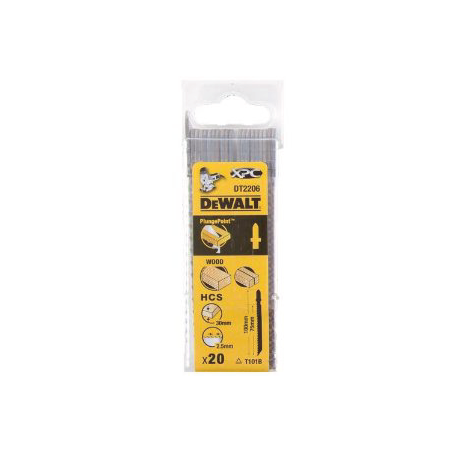 20 Cuchillas para Cortar Madera 100mm DeWALT