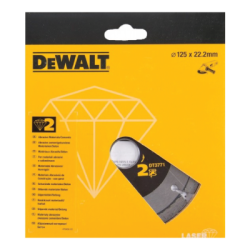 Disco de Diamante de Alto Rendimiento para El Corte de Materiales de Duros/Granitos 125X22.2MM DeWALT