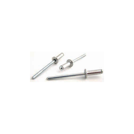 Rebite Standard Alumínio/Aço Cabeça Boleada 4X12MM BRALO