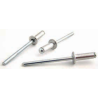 Rebite Standard Alumínio/Aço Cabeça Boleada 4X12MM BRALO