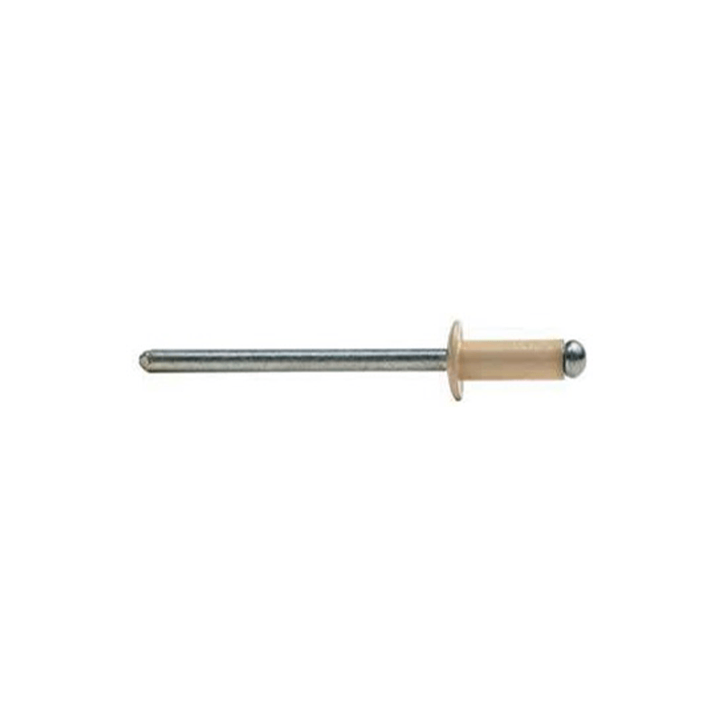 Rebite Standard Alumínio/Aço 3,2x10mm Bege RAL 1015 BRALO
