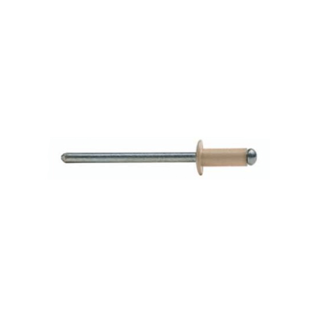 Remache Aluminio/Acero C/B 4,0X10 Beige BRALO