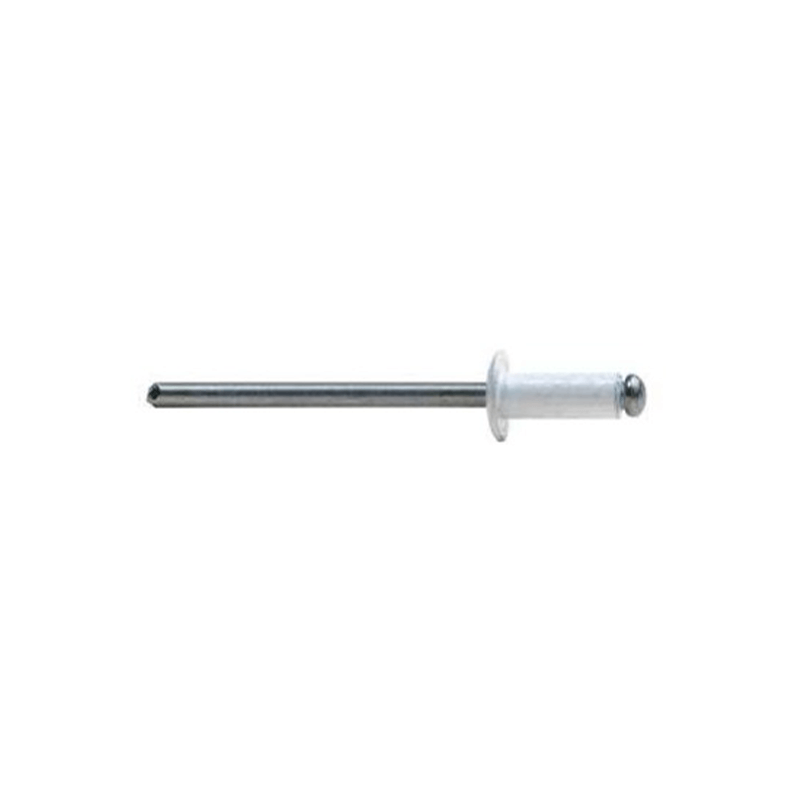 Remache Standard Aluminio/Acero 4,8x16mm Blanco BRALO Remache Standard Aluminio/Acero 4,8x16mm Blanco BRALO
