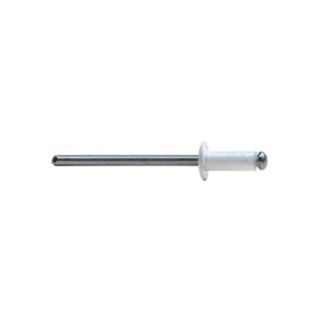Remache Standard Aluminio/Acero 4,8x21mm Blanco BRALO