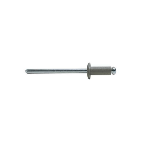 Remache Standard Aluminio/Acero 4X10MM Gris 9006 BRALO