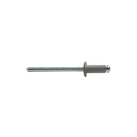 Rebite Standard Alumínio/Aço 4,8X10MM Cinza BRALO