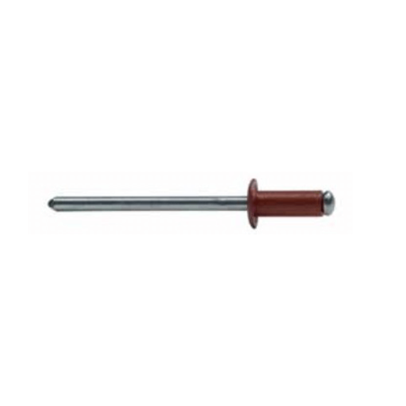 Remache de Aluminio/Acero C/B 3,2X08 Marrón BRALO